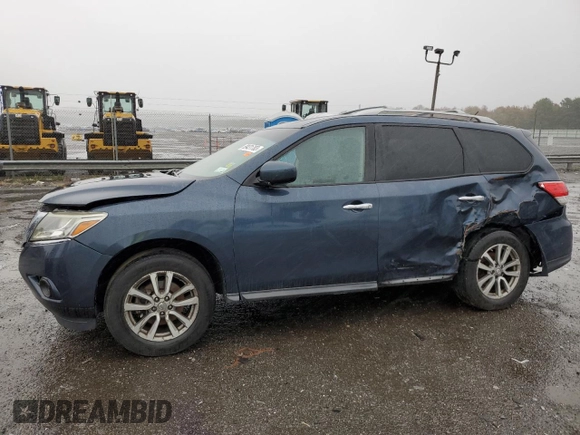 2015 Nissan Pathfinder SV z VIN 5N1AR2MM3FC710502, wystawiony jako Copart lot #51358725 z przebiegiem 106 979 mil mil oraz Nie do naprawy • Non repairable. Historia ofert i sprzedaży dostępna na DreamBid. Obrazek 1.