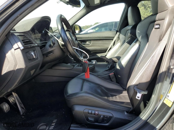 2015 BMW M3 with VIN WBS3C9C52FP805216, listed as a Copart auction lot 80113444 with 143,715 mi miles and Salvage Title. Bid and sale history available at carsss.com. Image 7.