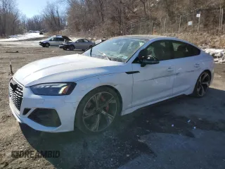 2023 Audi RS 5 Sportback z VIN WUAAWCF51PA900100, wystawiony jako Copart lot #41995035 z przebiegiem 11 725 mil mil oraz Szkoda całkowita • Salvage title. Historia ofert i sprzedaży dostępna na DreamBid. Obrazek 1.