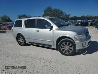 2008 Infiniti QX56 with VIN 5N3AA08CX8N914094, listed as a Copart auction lot 79851024 with 220,607 mi miles and Non Repairable. Bid and sale history available at carsss.com. Image 4.