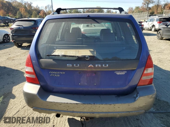 2003 Subaru Forester XS with VIN JF1SG65643H727254, listed as a Copart auction lot 78427674 with 231,553 mi miles and Clean Title. Bid and sale history available at carsss.com. Image 6.