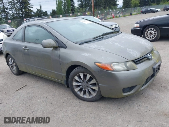2007 Honda Civic Cpe EX with VIN 2HGFG12817H516082, listed as a IAAI auction lot 42142797 with 170,442 mi miles. Bid and sale history available at carsss.com. Image 1.