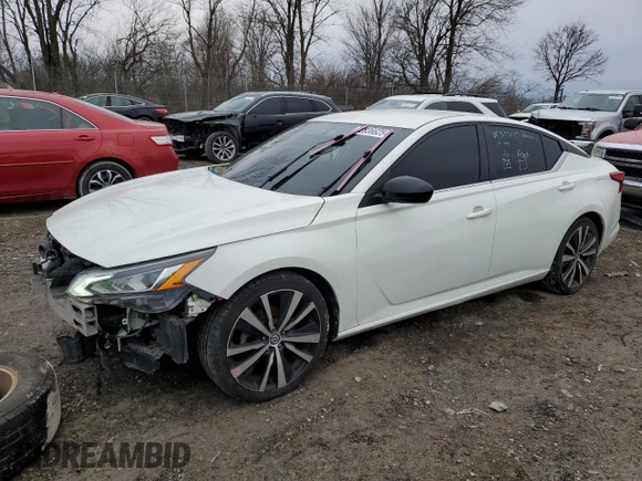 2019 Nissan Altima SR with VIN 1N4BL4CV4KC198314, listed as a Copart auction lot 42836625 with 144,262 mi miles and Salvage Title. Bid and sale history available at carsss.com. Image 1.