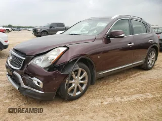 2017 Infiniti QX50 z VIN JN1BJ0RR2HM402083, wystawiony jako Copart lot #51335945 z przebiegiem 60 248 mil mil oraz Szkody całkowita. Historia ofert i sprzedaży dostępna na DreamBid. Obrazek 1.