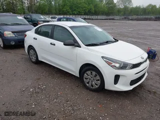 2018 Kia Rio LX with VIN 3KPA24ABXJE071866, listed as a IAAI auction lot 42099471 with 170,697 mi miles. Bid and sale history available at carsss.com. Image 1.
