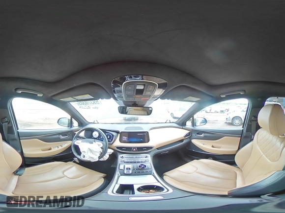 2023 Hyundai Santa Fe Calligraphy with VIN 5NMS5DAL8PH501030, listed as a Copart auction lot 59320305 with 35,178 mi miles and Salvage title. Bid and sale history available at DreamBid. Image 14.