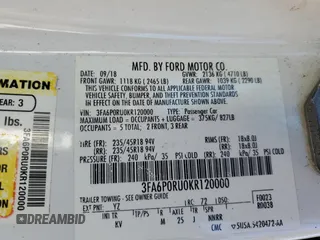 2019 Ford Fusion Hybrid Titanium with VIN 3FA6P0RU0KR120000, listed as a Copart auction lot 44743853 with 105,435 mi miles. Bid and sale history available at carsss.com. Image 15.