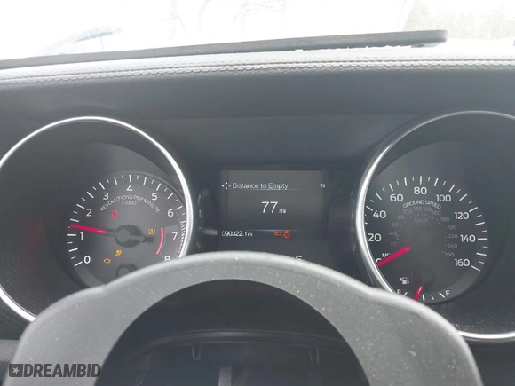 2020 Ford Mustang EcoBoost with VIN 1FA6P8TH7L5123071, listed as a IAAI auction lot 41120267 with 90,322 mi miles. Bid and sale history available at carsss.com. Image 7.