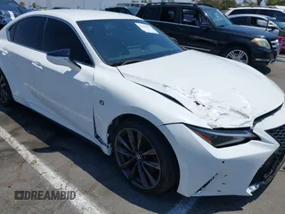 2024 Lexus IS 300 with VIN JTHBA1D2XR5131510, listed as a IAAI auction lot 42607201 with 10,580 mi miles and . Bid and sale history available at DreamBid. Image 6.