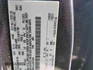 2015 Lincoln MKC with VIN 5LMTJ2AH6FUJ25329, listed as a Copart auction lot 55146055 with 110,332 mi miles and Salvage Title. Bid and sale history available at carsss.com. Image 13.