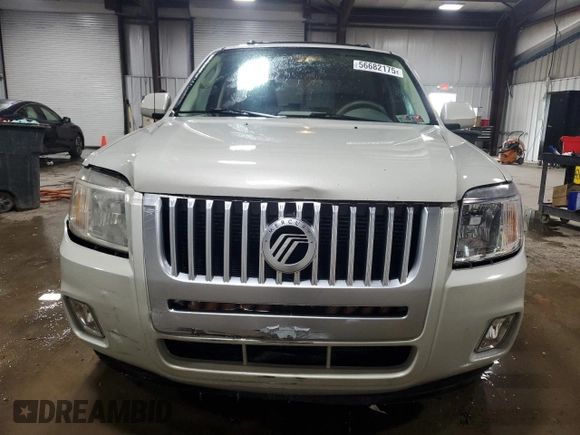 2009 Mercury Mariner Premier with VIN 4M2CU97G59KJ20381, listed as a Copart auction lot 56682175 with 155,896 mi miles and Salvage title. Bid and sale history available at DreamBid. Image 5.