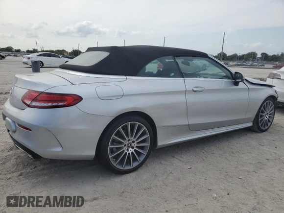 2021 Mercedes-Benz C 300 with VIN W1KWK8DB3MG071193, listed as a Copart auction lot 50141655 with 15,197 mi miles and Non Repairable. Bid and sale history available at DreamBid. Image 3.
