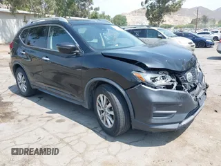2019 Nissan Rogue SV with VIN KNMAT2MT5KP529742, listed as a IAAI auction lot 42412697 with 235,712 mi miles and . Bid and sale history available at DreamBid. Image 1.