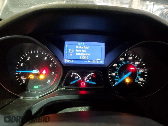 2013 Ford Focus SE with VIN 1FADP3F20DL360743, listed as a Copart auction lot 44080605 with 165,761 mi miles and Clean title. Bid and sale history available at DreamBid. Image 9.