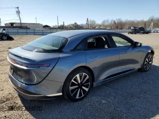 2024 Lucid Air Touring with VIN 50EA1TEA7RA003002, listed as a Copart auction lot 51634865 with 518 mi miles and Salvage Title. Bid and sale history available at carsss.com. Image 3.