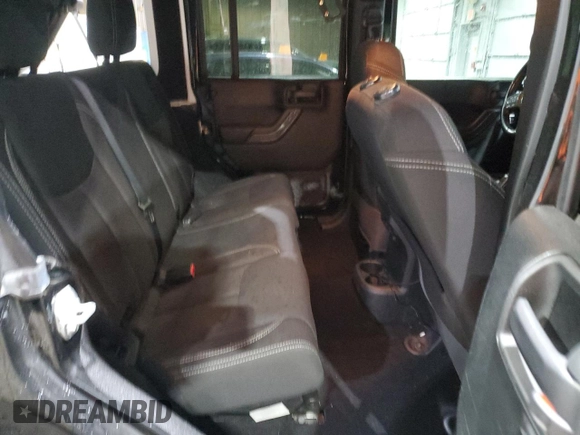 2018 Jeep Wrangler JK Unlimited Sahara with VIN 1C4BJWEG2JL869892, listed as a Copart auction lot 74474184 with 82,098 mi miles and Salvage Title. Bid and sale history available at carsss.com. Image 11.