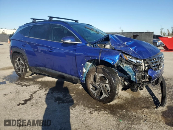 2022 Hyundai Tucson Limited with VIN 5NMJE3AE1NH095242, listed as a Copart auction lot 88007025 with 32,574 mi miles and Salvage Title. Bid and sale history available at carsss.com. Image 4.