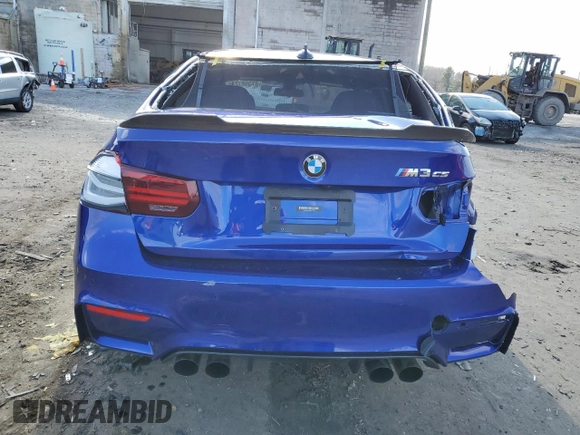 2018 BMW M3 with VIN WBS8M9C53J5L71752, listed as a Copart auction lot 37308724 with 19,425 mi miles. Bid and sale history available at carsss.com. Image 6.