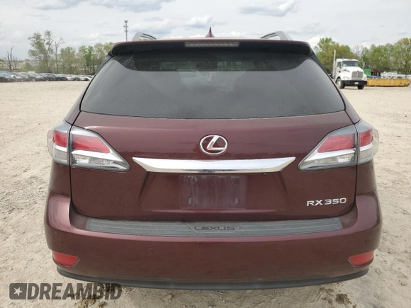 2014 Lexus RX 350 with VIN 2T2BK1BA4EC247495, listed as a Copart auction lot 54516225 with 214,056 mi miles and Salvage Title. Bid and sale history available at DreamBid. Image 6.