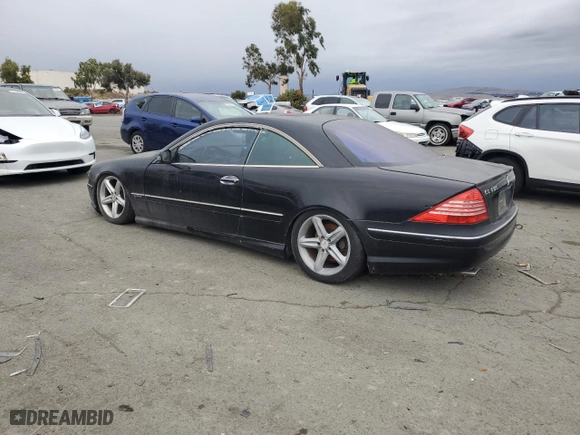 2001 Mercedes-Benz CL-Class with VIN WDBPJ78J11A014582, listed as a Copart auction lot 82035534 with NaN miles and Clean Title. Bid and sale history available at carsss.com. Image 2.