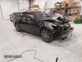2015 Lexus GS 350 with VIN JTHCE1BL8FA000762, listed as a IAAI auction lot 41073747 with 1 mi miles. Bid and sale history available at carsss.com. Image 1.