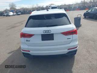 2020 Audi Q3 S line Premium with VIN WA1DECF35L1073234, listed as a IAAI auction lot 41807959 with 35,138 mi miles. Bid and sale history available at carsss.com. Image 16.