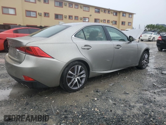 2020 Lexus IS 300 with VIN JTHAA1D20L5107400, listed as a Copart auction lot 58999335 with 74,777 mi miles and Non repairable. Bid and sale history available at DreamBid. Image 3.