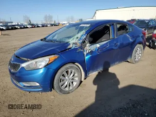 2014 Kia Forte LX with VIN KNAFX4A68E5201538, listed as a Copart auction lot 54534365 with 251,536 mi miles and Salvage Title. Bid and sale history available at carsss.com. Image 1.