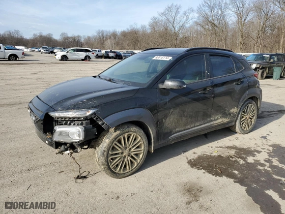 2018 Hyundai Kona Limited with VIN KM8K3CA51JU109388, listed as a Copart auction lot 86516114 with 83,918 mi miles and Salvage Title. Bid and sale history available at carsss.com. Image 1.