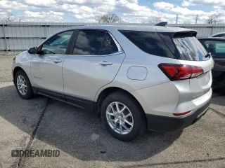 2022 Chevrolet Equinox LT with VIN 2GNAXTEVXN6133456, listed as a Copart auction lot 49887245 with 154,437 mi miles and Clean Title. Bid and sale history available at carsss.com. Image 2.