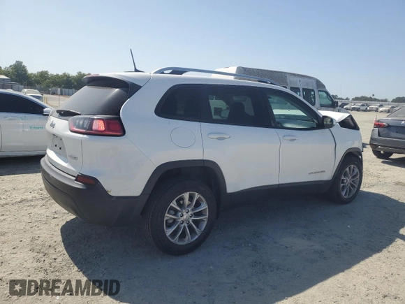 2020 Jeep Cherokee Latitude with VIN 1C4PJLCB5LD561415, listed as a Copart auction lot 61106095 with 120,107 mi miles and Salvage title. Bid and sale history available at DreamBid. Image 3.