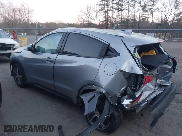 2022 Honda HR-V EX with VIN 3CZRU6H56NM736678, listed as a IAAI auction lot 41220938 with 48,624 mi miles. Bid and sale history available at carsss.com. Image 3.