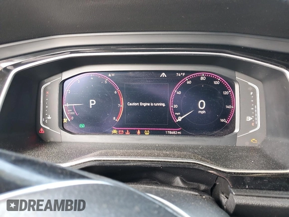 2019 Volkswagen Jetta SEL with VIN 3VWEB7BUXKM176091, listed as a Copart auction lot 54003955 with 178,682 mi miles and Salvage title. Bid and sale history available at DreamBid. Image 9.