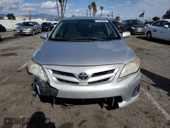 2011 Toyota Corolla L with VIN 2T1BU4EE2BC548986, listed as a Copart auction lot 51540885 with 154,823 mi miles and Clean Title. Bid and sale history available at carsss.com. Image 5.
