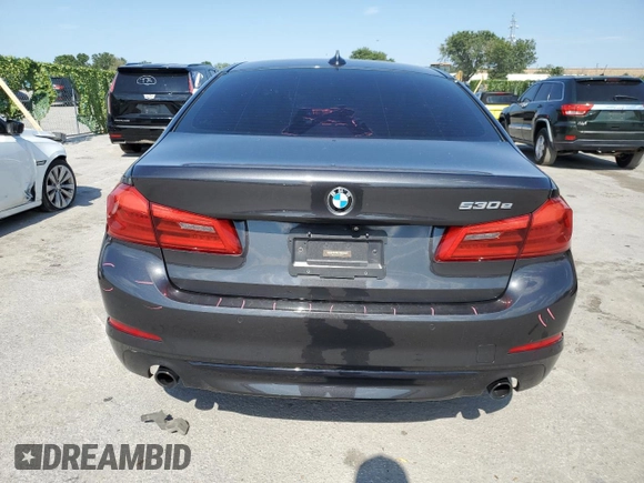 2018 BMW 5 Series 530e with VIN WBAJA9C58JG623272, listed as a Copart auction lot 56297454 with 76,161 mi miles and Non repairable. Bid and sale history available at DreamBid. Image 6.