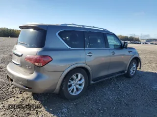 2011 Infiniti QX56 7-passenger with VIN JN8AZ2NEXB9001184, listed as a Copart auction lot 81480694 with 208,947 mi miles and Clean Title. Bid and sale history available at carsss.com. Image 3.