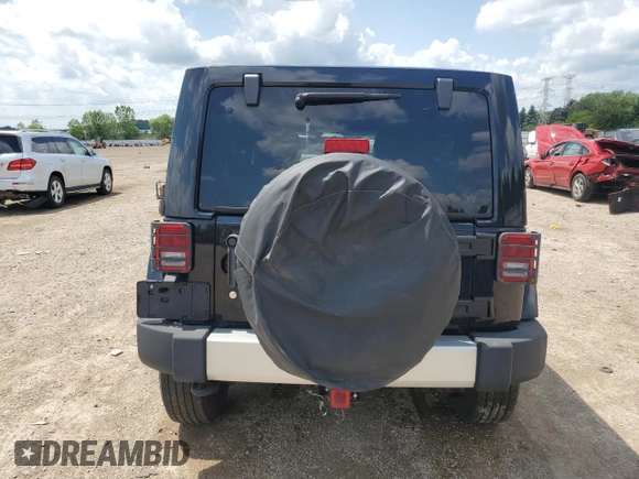 2012 Jeep Wrangler Unlimited Sahara z VIN 1C4HJWEG6CL141988, wystawiony jako Copart lot #61631115 z przebiegiem 140 401 mil mil oraz Szkoda całkowita • Salvage title. Historia ofert i sprzedaży dostępna na DreamBid. Obrazek 6.