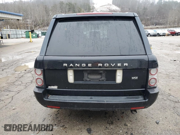 2011 Land Rover Range Rover HSE with VIN SALME1D45BA358416, listed as a Copart auction lot 44699005 with 105,737 mi miles and Salvage title. Bid and sale history available at DreamBid. Image 6.