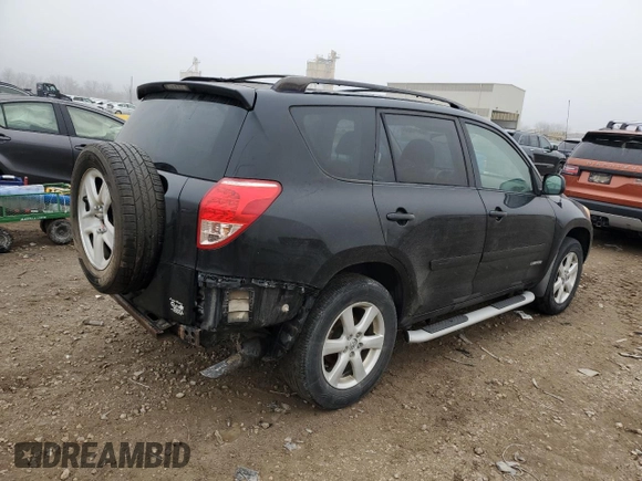 2008 Toyota RAV4 Ltd with VIN JTMZD31V586073655, listed as a Copart auction lot 86348564 with 213,657 mi miles and Salvage Title. Bid and sale history available at carsss.com. Image 3.