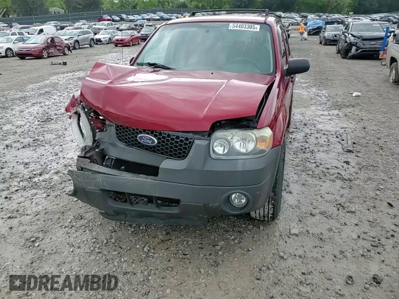 2006 Ford Escape XLT with VIN 1FMYU931X6KD09919, listed as a Copart auction lot 54403305 with 143,399 mi miles and Salvage title. Bid and sale history available at DreamBid. Image 14.