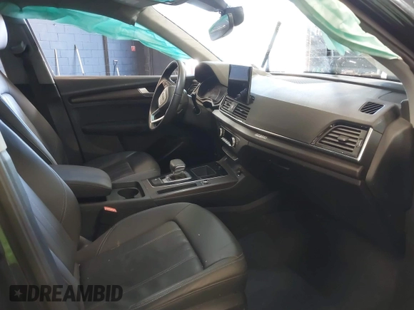2023 Audi Q5 Premium with VIN WA1ABAFY7P2053949, listed as a IAAI auction lot 41657681 with 18,414 mi miles and . Bid and sale history available at DreamBid. Image 5.