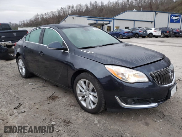 2014 Buick Regal with VIN 2G4GL5EX3E9322598, listed as a Copart auction lot 81448414 with 82,742 mi miles and Salvage Title. Bid and sale history available at DreamBid. Image 4.