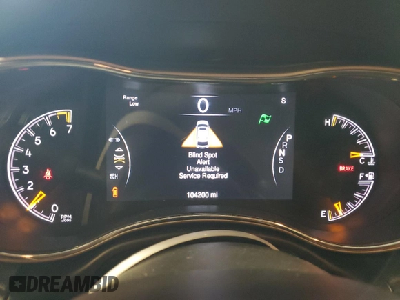 2015 Jeep Grand Cherokee Limited with VIN 1C4RJFBGXFC226717, listed as a Copart auction lot 53698355 with 104,200 mi miles and Salvage Title. Bid and sale history available at carsss.com. Image 9.