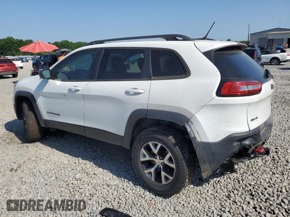 2015 Jeep Cherokee Trailhawk with VIN 1C4PJMBB1FW771865, listed as a Copart auction lot 61905315 with 99,554 mi miles and Clean title. Bid and sale history available at DreamBid. Image 2.
