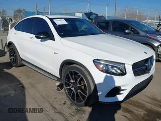 2019 Mercedes-Benz GLC with VIN WDC0J6EB2KF488453, listed as a IAAI auction lot 41678633 with 53,626 mi miles. Bid and sale history available at carsss.com. Image 1.
