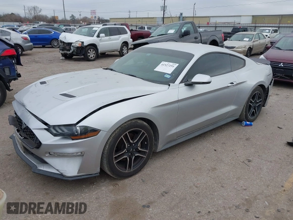 2019 Ford Mustang EcoBoost with VIN 1FA6P8TH8K5172035, listed as a IAAI auction lot 41527251 with 93,549 mi miles and . Bid and sale history available at carsss.com. Image 2.