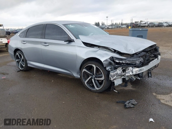 2019 Honda Accord Sport with VIN 1HGCV1F38KA030061, listed as a IAAI auction lot 41712893 with Not Provided miles and . Bid and sale history available at carsss.com. Image 1.