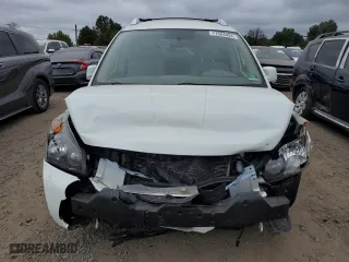 2008 Nissan Quest with VIN 5N1BV28U08N104771, listed as a Copart auction lot 71524494 with 0 mi miles and Salvage Title. Bid and sale history available at carsss.com. Image 5.