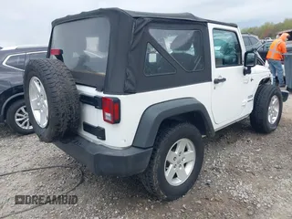 2015 Jeep Wrangler Sport with VIN 1C4AJWAG5FL757161, listed as a IAAI auction lot 41932705 with 172,519 mi miles and . Bid and sale history available at DreamBid. Image 4.