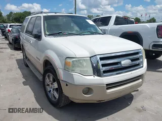 2008 Ford Expedition Eddie Bauer with VIN 1FMFU17578LA77086, listed as a IAAI auction lot 42541488 with 206,013 mi miles and . Bid and sale history available at DreamBid. Image 1.